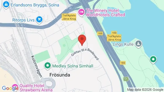 Apartments for rent i Solna - kort over placeringen