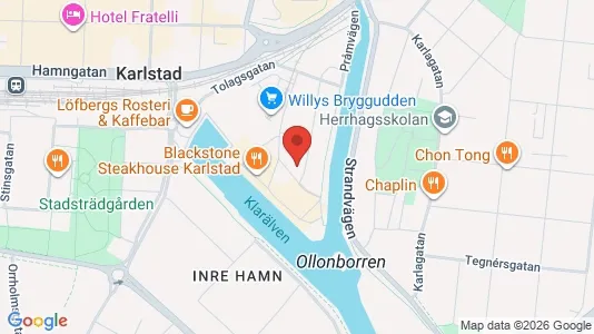 Apartments for rent i Karlstad - kort over placeringen