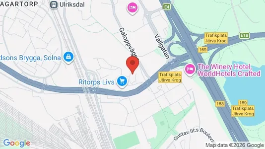 Apartments for rent i Solna - kort over placeringen