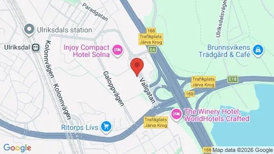 Apartments for rent i Solna - kort over placeringen