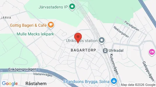 Apartments for rent i Solna - kort over placeringen