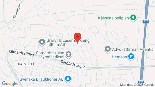 Apartments for rent i Stockholm West - kort over placeringen