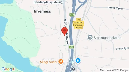 Apartments for rent i Danderyd - kort over placeringen