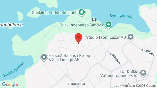 Apartments for rent i Lidingö - kort over placeringen