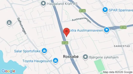 Apartments for rent i Haugesund - kort over placeringen