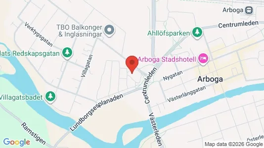 Apartments for rent i Arboga - kort over placeringen