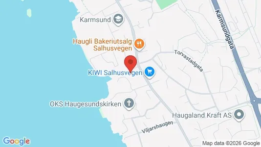 Apartments for rent i Haugesund - kort over placeringen