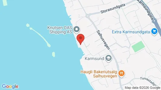 Apartments for rent i Haugesund - kort over placeringen