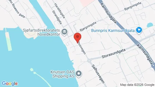 Apartments for rent i Haugesund - kort over placeringen
