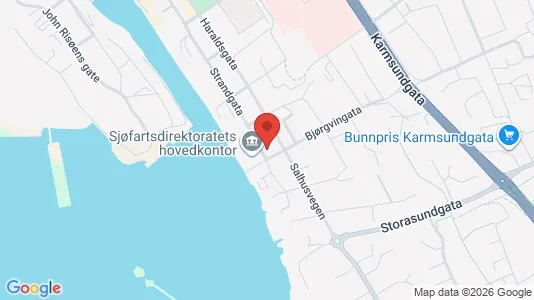 Apartments for rent i Haugesund - kort over placeringen