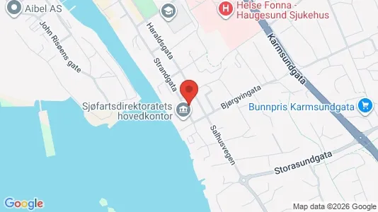 Apartments for rent i Haugesund - kort over placeringen