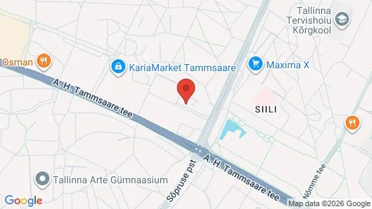 Apartments for rent i Tallinn Kesklinna - kort over placeringen