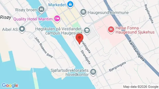 Apartments for rent i Haugesund - kort over placeringen