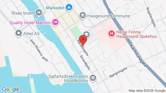 Apartments for rent i Haugesund - kort over placeringen