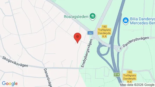 Apartments for rent i Danderyd - kort over placeringen