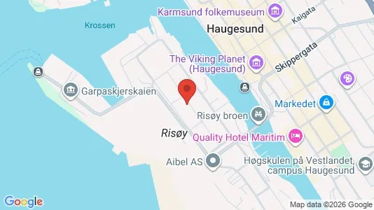 Apartments for rent i Haugesund - kort over placeringen