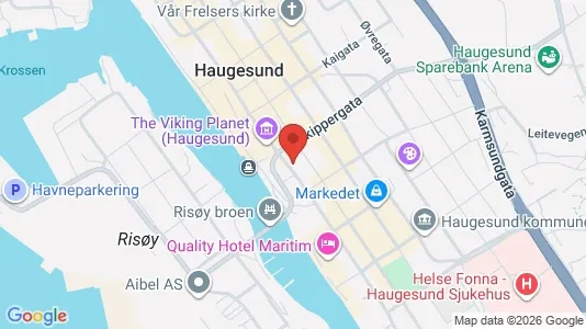 Apartments for rent i Haugesund - kort over placeringen