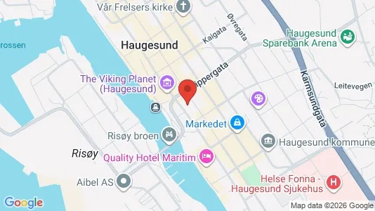 Apartments for rent i Haugesund - kort over placeringen