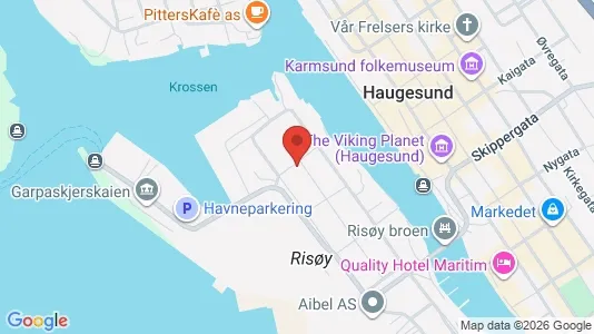 Rooms for rent i Haugesund - kort over placeringen