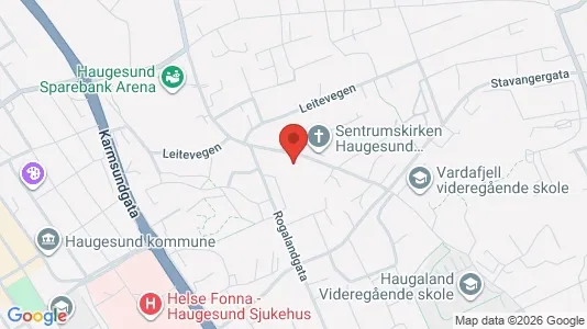 Apartments for rent i Haugesund - kort over placeringen