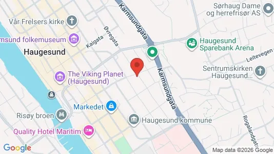 Apartments for rent i Haugesund - kort over placeringen
