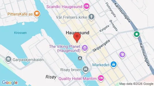 Apartments for rent i Haugesund - kort over placeringen