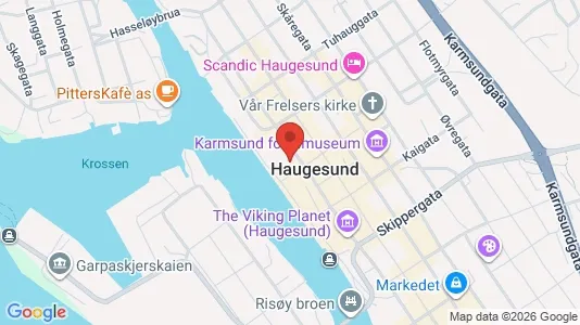 Apartments for rent i Haugesund - kort over placeringen