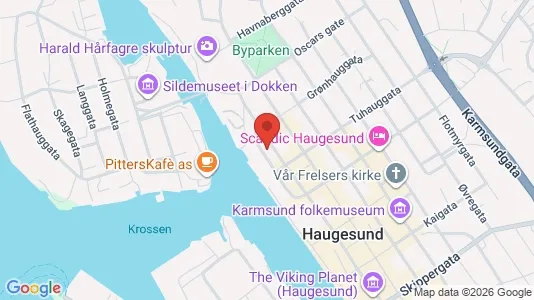 Apartments for rent i Haugesund - kort over placeringen