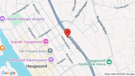 Apartments for rent i Karmøy - kort over placeringen