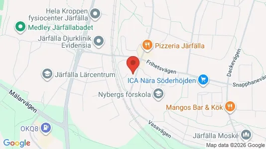 Apartments for rent i Järfälla - kort over placeringen