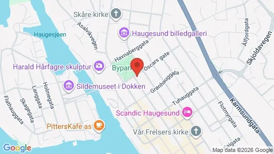 Apartments for rent i Haugesund - kort over placeringen