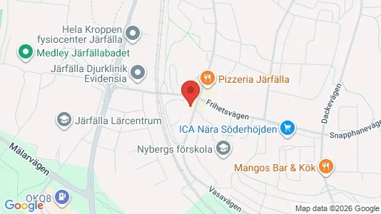 Apartments for rent i Järfälla - kort over placeringen
