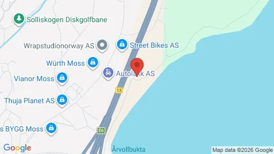 Apartments for rent i Moss - kort over placeringen