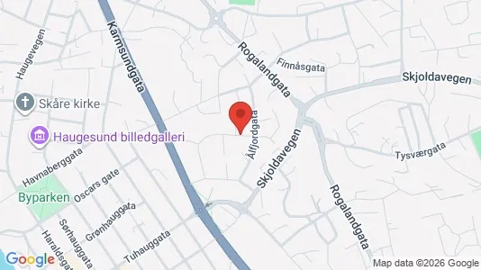 Apartments for rent i Haugesund - kort over placeringen