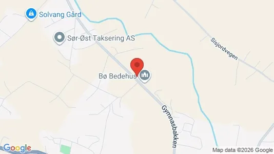 Rooms for rent i Bø - kort over placeringen