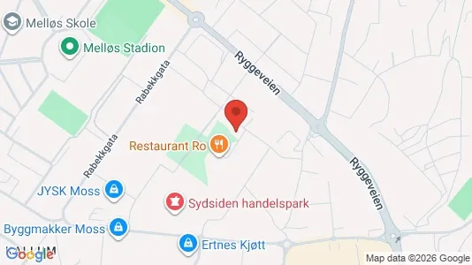 Apartments for rent i Moss - kort over placeringen