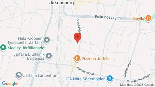 Apartments for rent i Järfälla - kort over placeringen