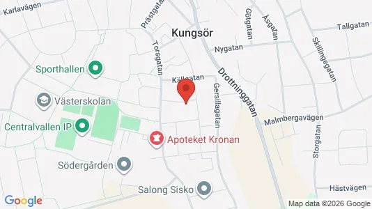 Apartments for rent i Kungsör - kort over placeringen