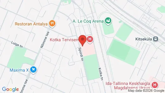 Apartments for rent i Tallinn Kesklinna - kort over placeringen