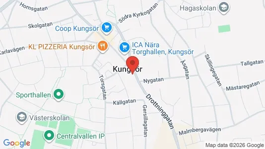 Apartments for rent i Kungsör - kort over placeringen