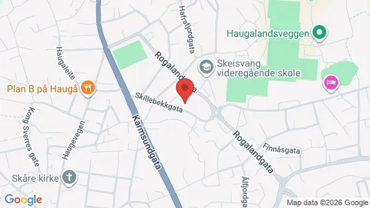 Apartments for rent i Haugesund - kort over placeringen
