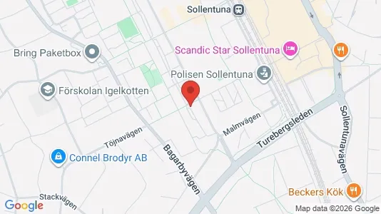 Apartments for rent i Sollentuna - kort over placeringen