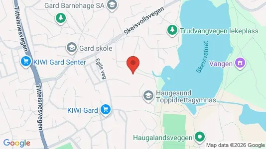 Apartments for rent i Haugesund - kort over placeringen