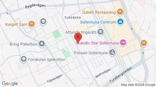 Apartments for rent i Sollentuna - kort over placeringen