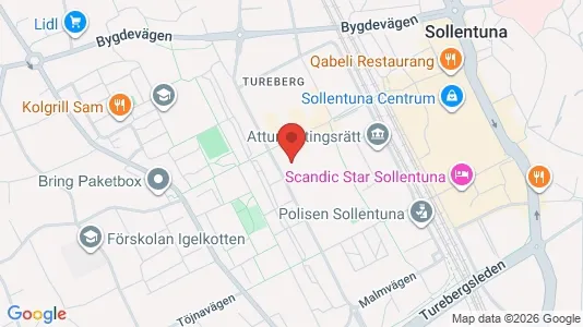 Apartments for rent i Sollentuna - kort over placeringen