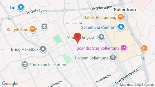 Apartments for rent i Sollentuna - kort over placeringen