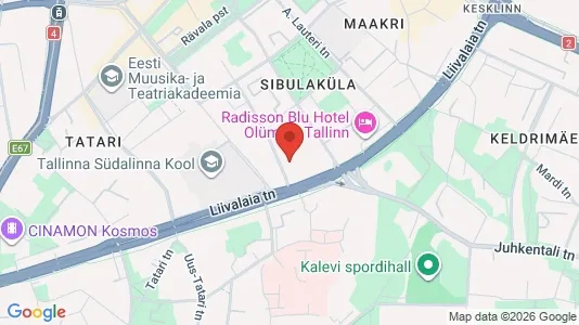 Apartments for rent i Tallinn Kesklinna - kort over placeringen