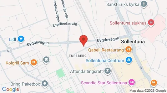Apartments for rent i Sollentuna - kort over placeringen