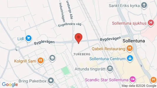 Apartments for rent i Sollentuna - kort over placeringen