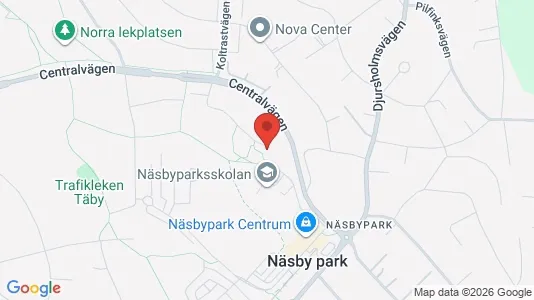 Apartments for rent i Täby - kort over placeringen